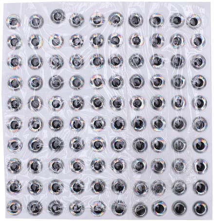 Dailygoods- Vissen Ogen 3D - Kunstmatige Nep Ogen - 100 Stuks - Epoxy Drip - Vissen Accessoires - 6mm Diameter - Vislokken