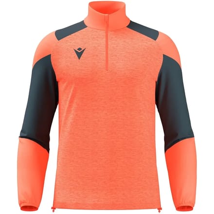 Macron Glory Cuzco Ziptop Heren - Coral Fluor / Antraciet | Maat: S