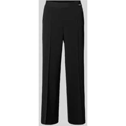 Straight fit stoffen broek met siernaad model 'Cameron'
