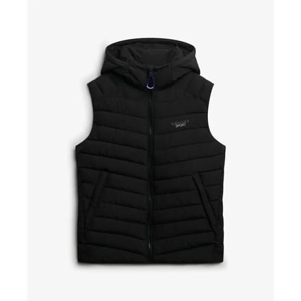 Superdry - Fuji Gewatteerd Vest Met Capuchon - Heren - Gilets