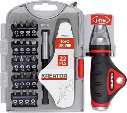 Schroevendraaierbits Set - Bits voor Schroevendraaier - Klussen en Monteren - S2 Staal Kwaliteit - 22 Stuks - Zwart