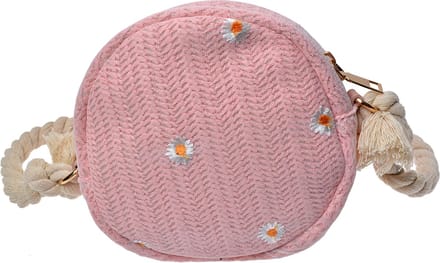 Juleeze Handtas Dames Ø 15 cm Roze Polyester Bloemen