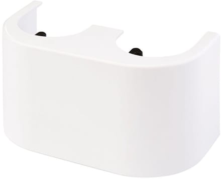 Flamco Designafdekking haanblok Recht kunststof wit, F10093