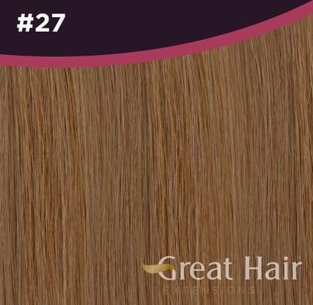 Great Hair Extensions Full Head Clip In - wavy #27 50cm