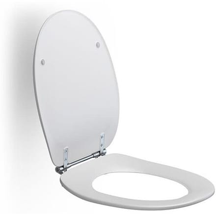 Pressalit Care WC seat Dania open front, with cover R38000-D92999
