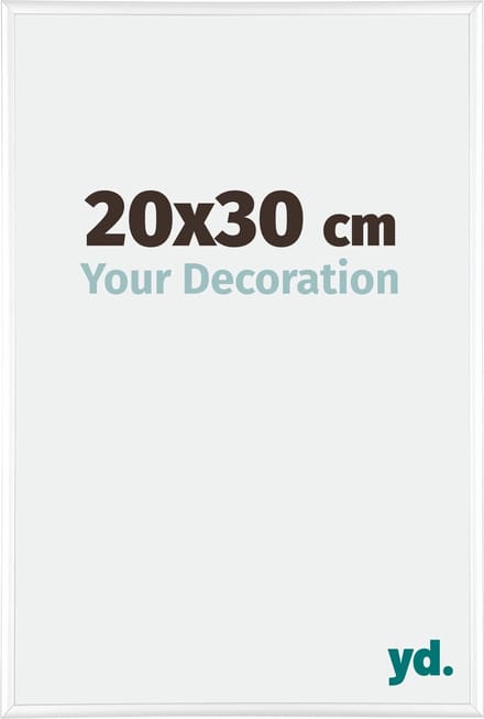 Your Decoration - Fotolijst 20x30 cm - Aluminium - Wit Hoogglans - Kent