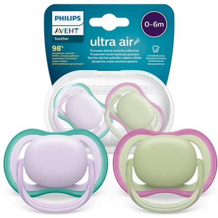 AVENT SCF085/24 Ultra Air Speen 0-6m paars/groen