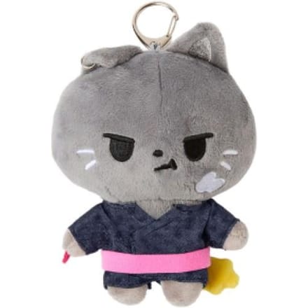 ENHYPEN - [ENCHIN] JAPAN Officiële MD - PLUCHE SLEUTELHANGER JAY gray
