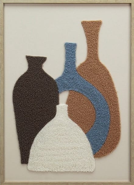 Schilderij stof vazen