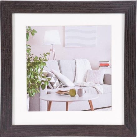 Fotolijst - Henzo - Modern - Fotomaat 50x50 cm - Donkerbruin