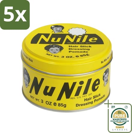 5 x Murray's - Nu Nile - Pomade - Strakke Slick Look - Medium Hold - 85 ml - Grootverpakking - Pomade - Slick Look - Strakke Look - Medium Hold - Hair Styling