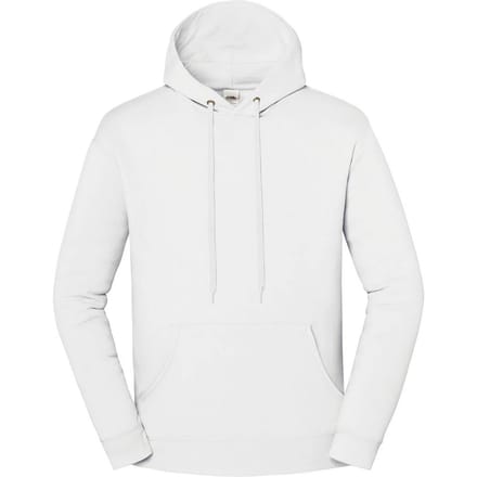 Fruit of the Loom Heren Iconic Premium Hoodie (Wit)