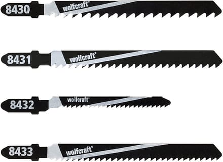 wolfcraft - Decoupeerzaagbladen - 10 stuks - T schacht decoupeerzaagjes - 8430000