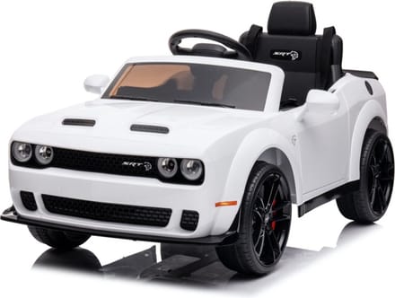 Dodge Challenger SRT Wit | 12V Kinderauto