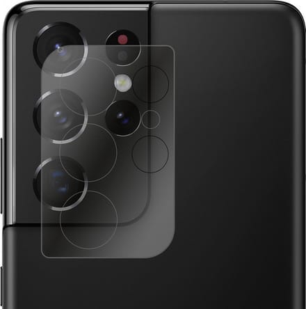 Camera Lens Protector - Geschikt voor Samsung Galaxy S21 Ultra - Extra Sterk - Camera Screenprotector - Beschermglas - Gehard Glas - Tempered Glass - Screen Protector