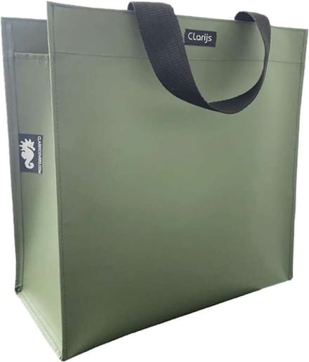 Clarijs shoppertas PVC 23L matt olijf