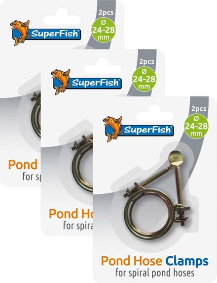 Superfish Spiraalslangklem 2 stuks - Filters - 3 x 24-28 mm