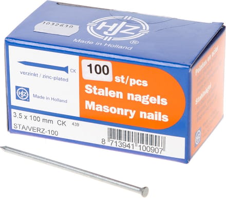 Hjz Stalen nagel 100 x 3.5mm
