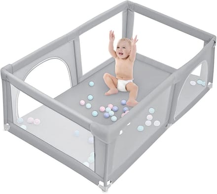 Modulaire Kinderbox voor Binnen en Buiten met Antislip Zuignappen
