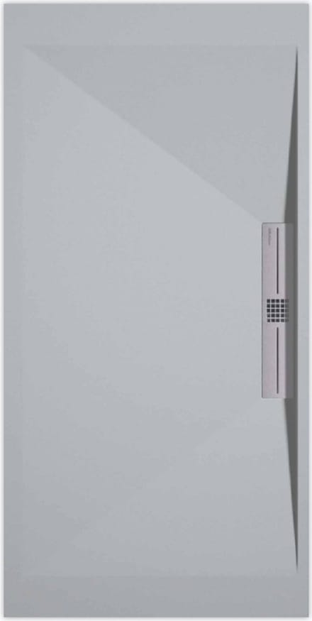 Sanifun douchebak Stone Side Gray 7035 Smooth 1300 x 800 S