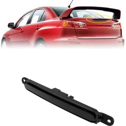 Zwart LED-remlicht 3e kofferdeksellamp voor Mitsubishi Lancer EVO X 2008-2016 brown