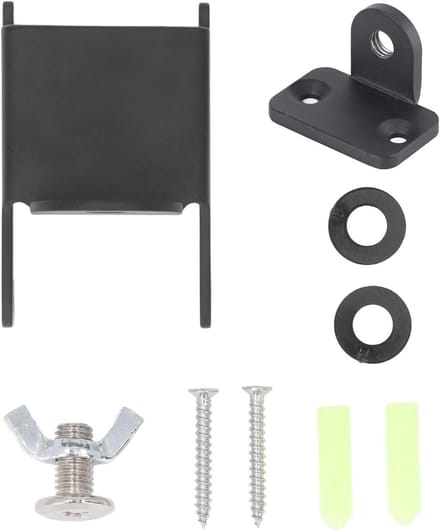 Muurbeugel Luidsprekers - Wandhouder Achterluidsprekers - Home Cinema Geluid - Stevig Metaal Ontwerp - Set van 2 - Zwart