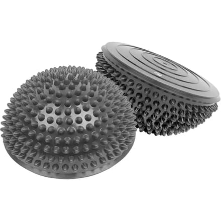 Fitness-mad Balanstrainer Pods 16,5 Cm Pvc Grijs 2 Stuks