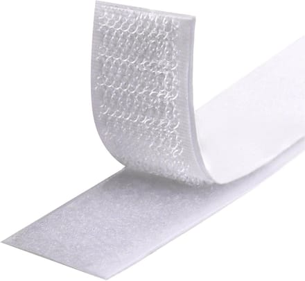 Zelfklevend Klittenband 8 Meter Wit 20mm – Extra Sterk Dubbelzijdig met Haak- en Lusband