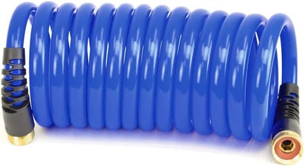 Zelf Coilen Tuin Waterslang 15' - 1/2" ID, 4.75" Coil Diameter, Blauw