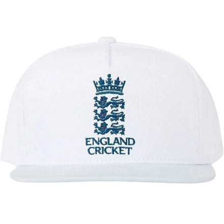 Castore Engeland Cricket Baseball Cap (Wit)