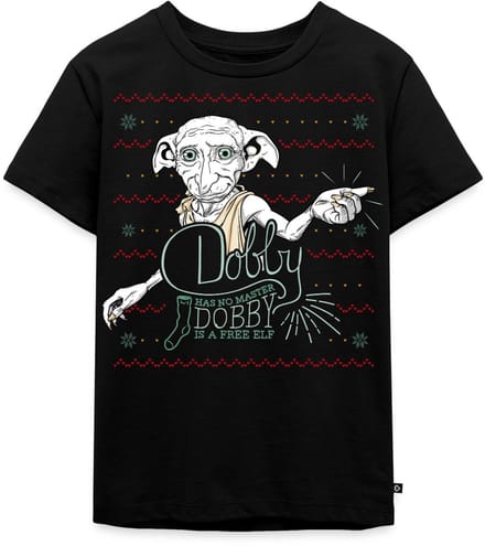 Harry Potter Dobby Lelijk Kerstmis Premium T Shirt Kinderen