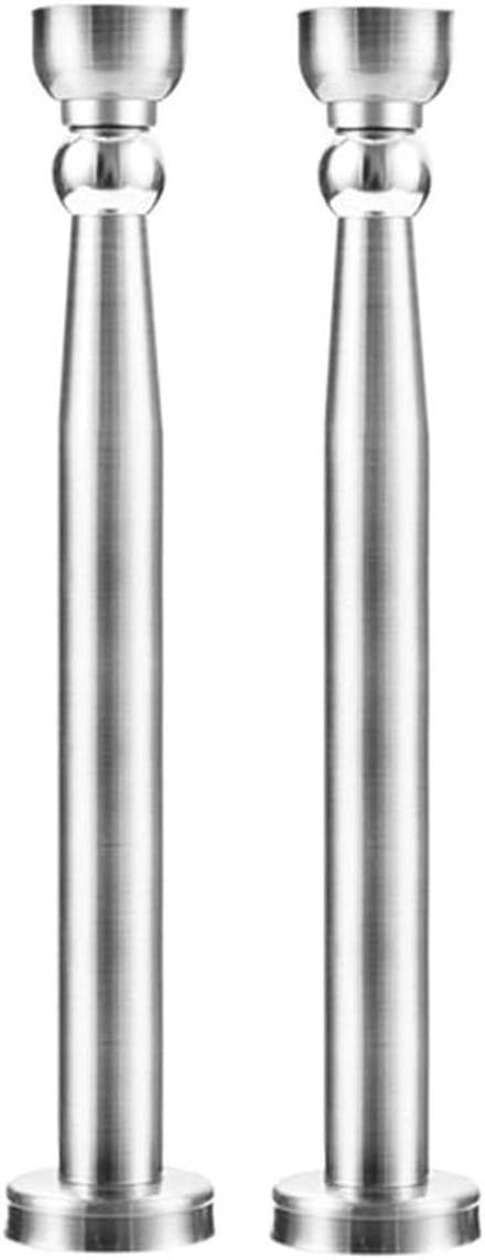 Deurstoppers Magnetisch - Deurvangers - Deur Open Houden - Roestvrij Staal Heavy Duty - 35cm - Zilver