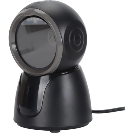 Scanner de Code QR Professionnel USB Filaire Scanner de Code-barres 1D 2D pour Entrepôt Supermarché Magasin de Détail black