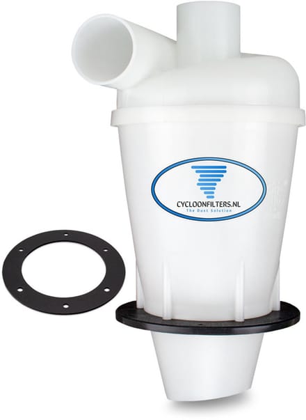 Cycloonfilter model L - met rubberen afdichtring
