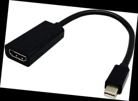 *** Mini Displayport naar HDMI adapter converter - zwart - van Heble® ***
