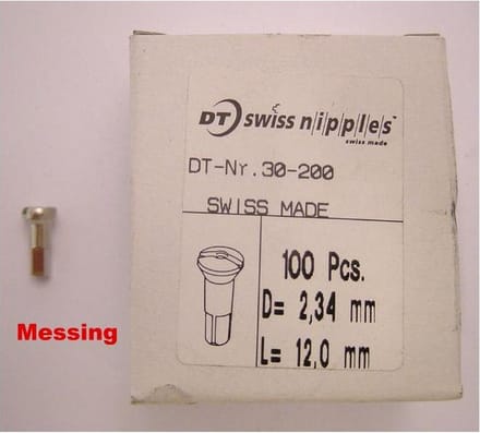 DT Swiss spaaknippel Ms 13 14.5mm (100 stuks)