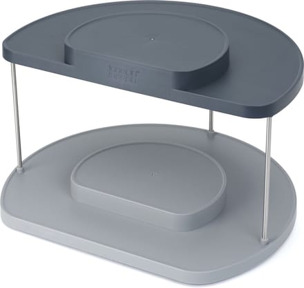 Joseph Joseph - CupboardStore Organizer Draaiplateau Dubbel - Polypropyleen - Grijs