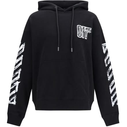 Off-White Zwarte Katoenen Sweatshirt