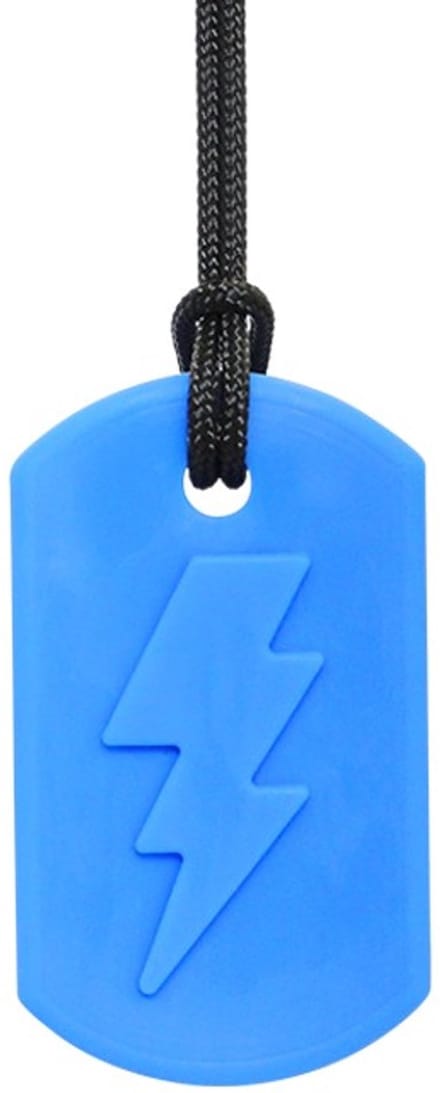 ARK Therapeutic kauwketting speelgoed Bolt Bite Lightning blauw XXT.