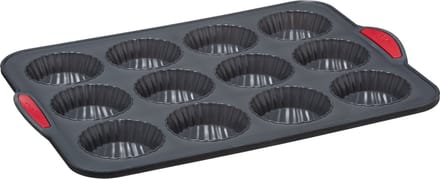 5Five Muffins en cupcakes bakken bakvorm/bakblik - 33 x 23 cm - voor 12x stuks - Siliconen