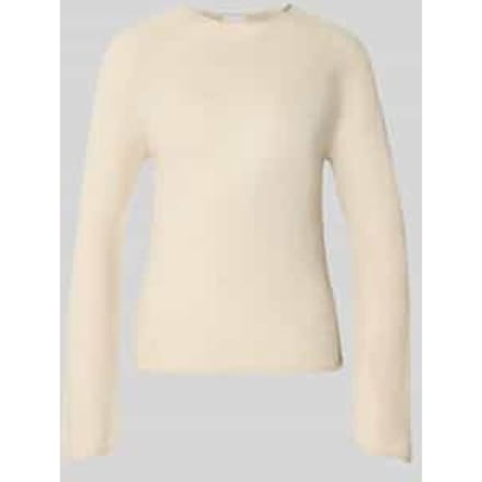Slim fit pullover met mix van wol en alpaca