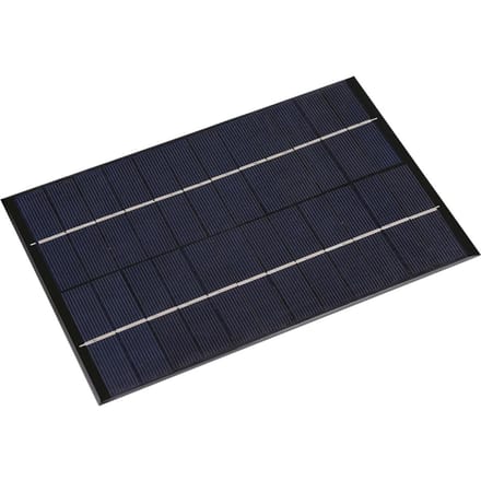 4.2W 12V Mini Draagbaar Polysilicium Zonnepaneel DIY Vermogensmodule Batterijlader black