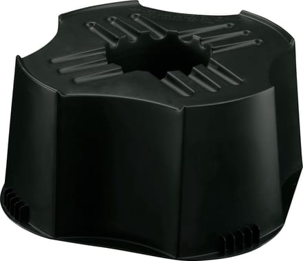 Harcostar zwarte regenton voet