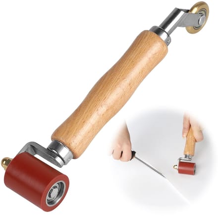 Siliconen en messing drukrollers, 2-in-1 drukroller voor PVC dakbedekking, handdrukroller voor naadafwerking en randen