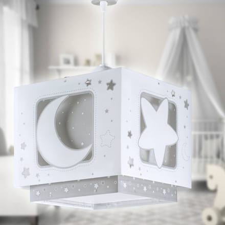 Dalber MOONLIGHT kinderkamer hanglamp, grijs, 1-lamp