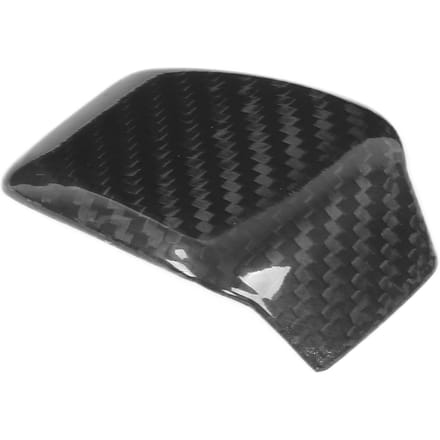 Auto Stuurwiel V-Frame Basisafdekking Koolstofvezel Vervanging voor Alfa Romeo Giulia Stelvio 20-21 black