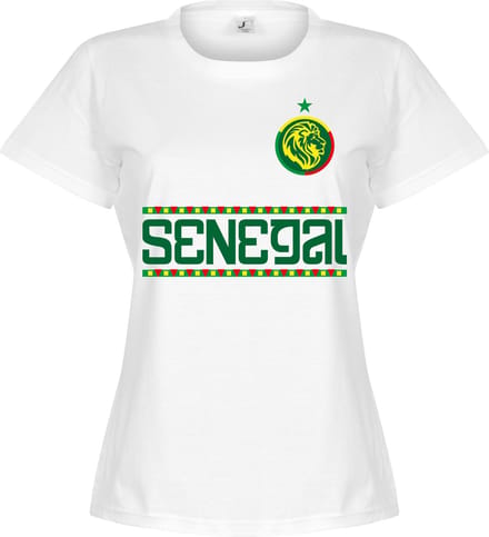 Senegal Dames Team T-Shirt - Wit - S