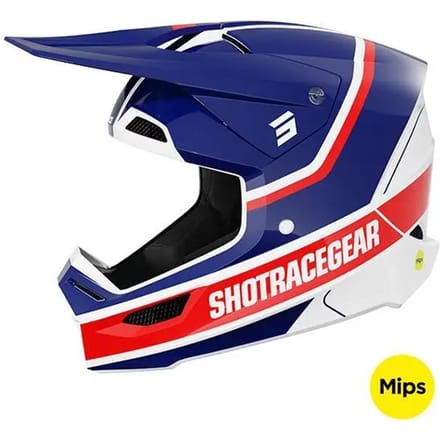 Volle motorhelm Shot Race Gear Race Mythic