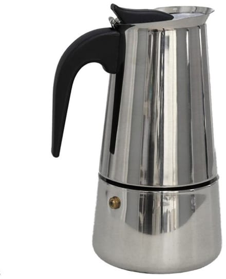 Gerimport Percolator espressomaker - 2 kopjes - RVS - 14x11 cm