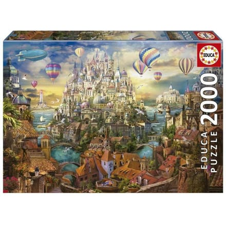 EDUCA - puzzel - 2000 stuks - STAD VAN DROMEN